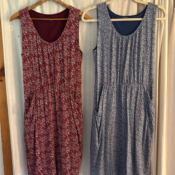 Lot of TWO! Sleeveless pocket dresses - Picture 3 of 9